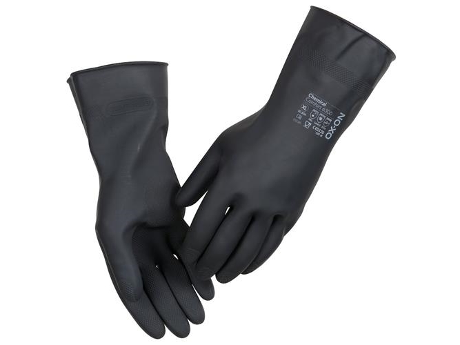Kemihandske Chemical Comfort 6300, sort, strrelse 10