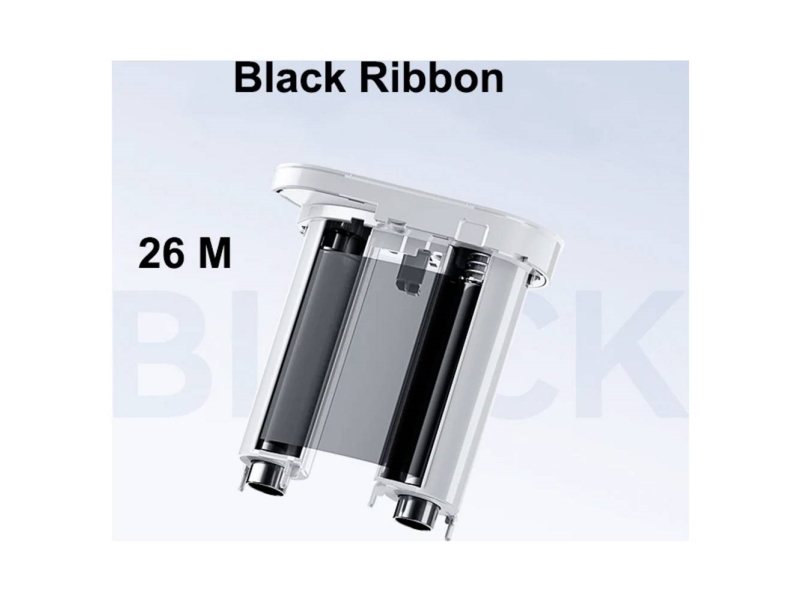 Niimbot Etikettenrolle 76 Mm X 26 M Schwarz 1 Stk 1Eh00029101 Universaletiketten