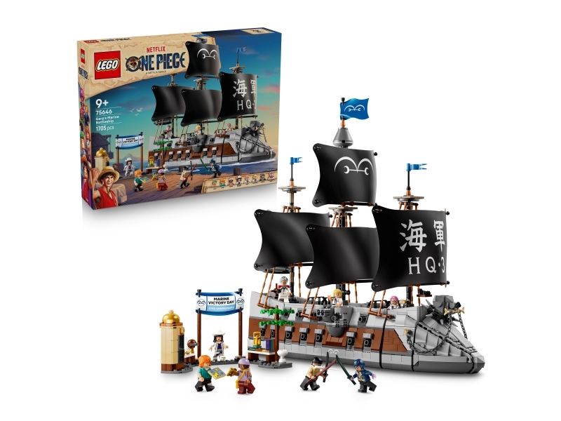 LEGO ® ONE PIECE - Garps Marine-slagskib 75646 - 1705 Dele