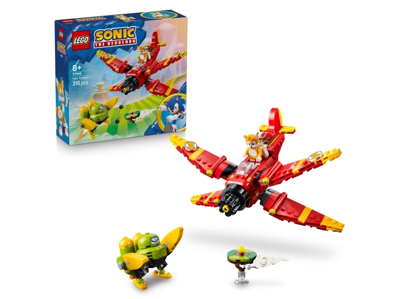 LEGO ® Sonic the Hedgehogâ¢ - Tails' Tornado-1 77119 - 310 Dele