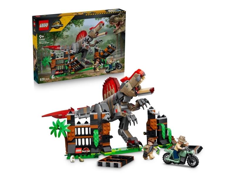 LEGO ® Jurassic World - Spinosaurus-dinosaurflugt 77982 - 820 Del