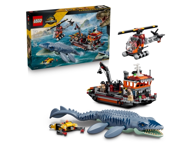 Lego Jurassic World 77983 Mosasaurier-Angriff Auf Das Boot