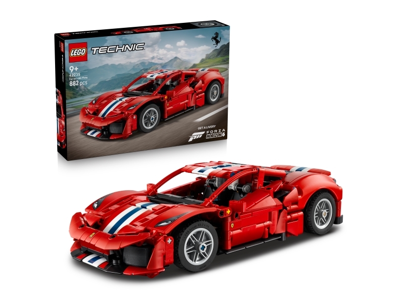 LEGO ® Technic - Ferrari 488 Pista-bil 42235 - 882 Dele
