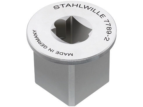 Stahlwille 58523089, Torque Wrench End Fitting, Krom, 1 Stk, 380 G