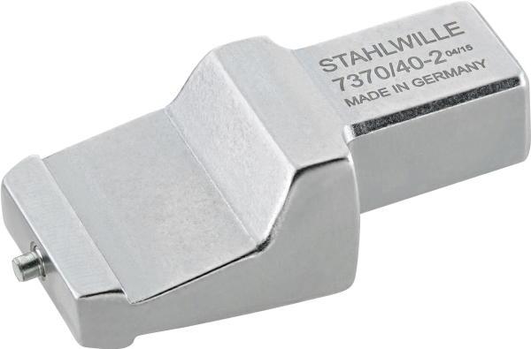 Stahlwille 58290042, Torque Wrench End Fitting, Krom, 1 Stk, 138 G