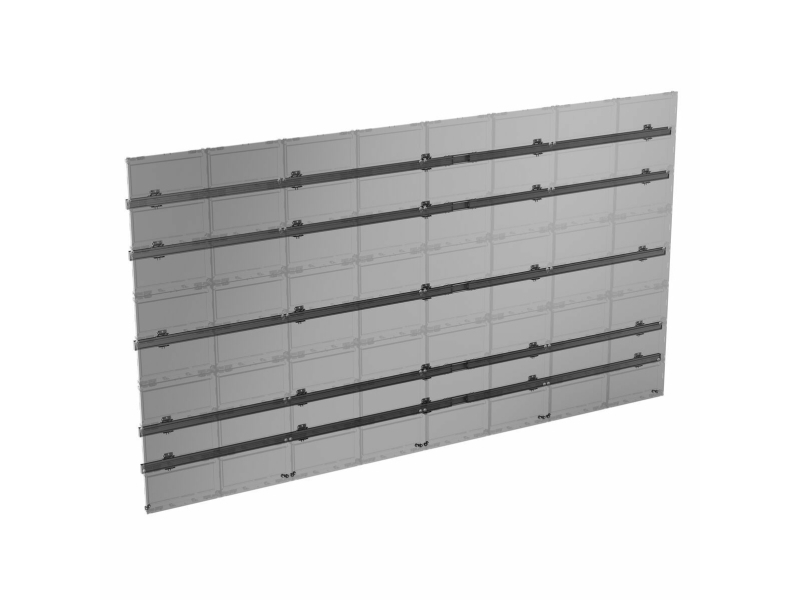 Vogel''s Int 8224 Dvled Lg Lsbb Series 8X8 Wandschnittstelle, Fixed, Schwarz, Wand
