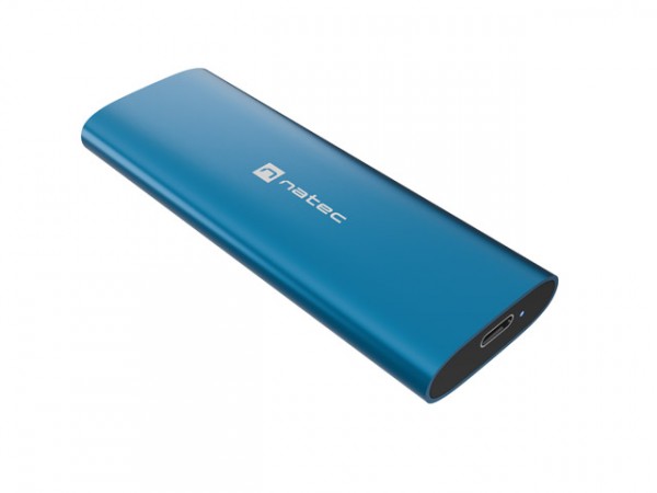 Natec Rhino M.2 Nvme Lite Externes Ssd-Gehäuse Usb-C 3.2 Gen 2 Horizon Blau