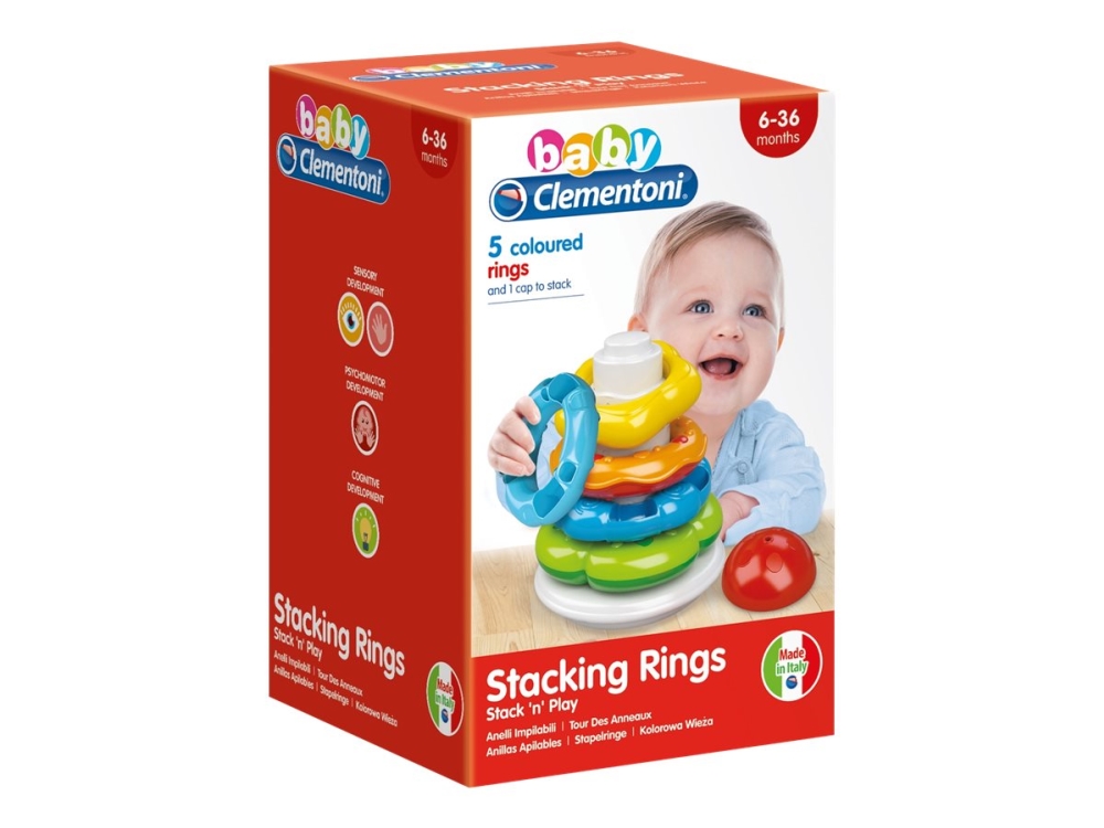 Clementoni Baby Stack 'N' Play - Stacking Rings