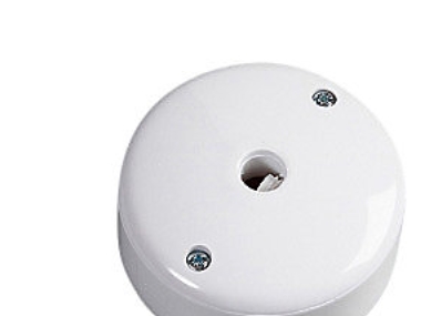 CSP udløbsroset 4 leder+jord - Ø73 mm, Termoplast, 16 A, Hvid, A-model