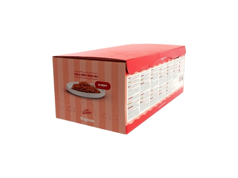 Dogman Kattemad Cat Dinner Mega Box Gravy Vådfoder 42X85g