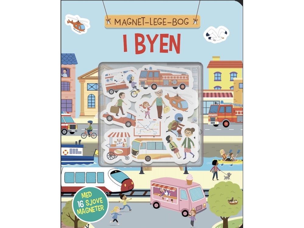 Magnet-Lege-Bog: I Byen |