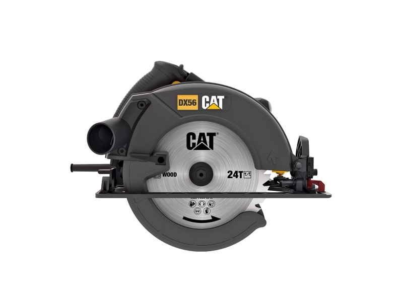 CAT CIRCULAR SAW 1800W 185MM/DX56, Tr&auml;, Svart, 18,5 cm, 6000 RPM, 6,5 cm, 4,5 cm