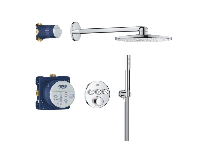 Grohe Precision SmartControl - Indbygget Brusesystem med Vitalio Smartactive 310, krom