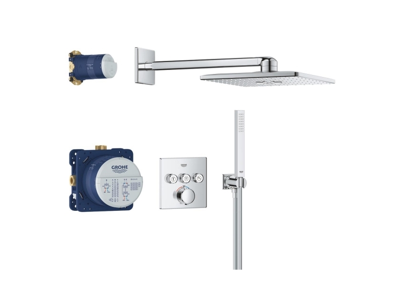 Grohe Precision SmartControl - Indbygget Brusesystem med Vitalio Smartactive 310 Cube, krom