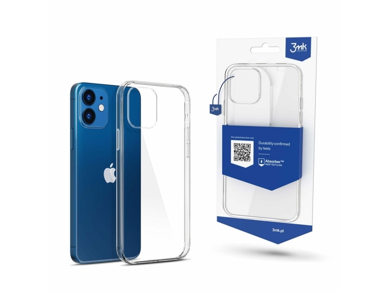 3Mk For Iphone 12 Mini, Tpu, Transparent, Clear Phone Case