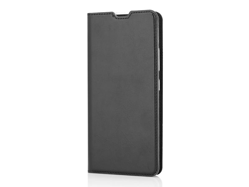 Wave Bookcase -Suojakotelo, Samsung Galaxy A42 5G, Musta