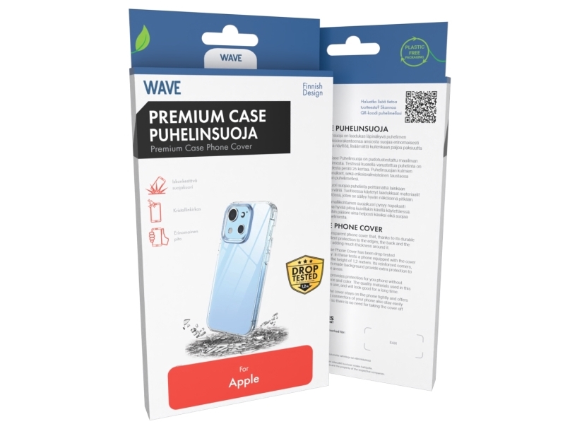 Wave -Ppc-Ap-Ip15-Tp, Cover, Apple, Iphone 15, 15,5 Cm (6.1"), Transparent