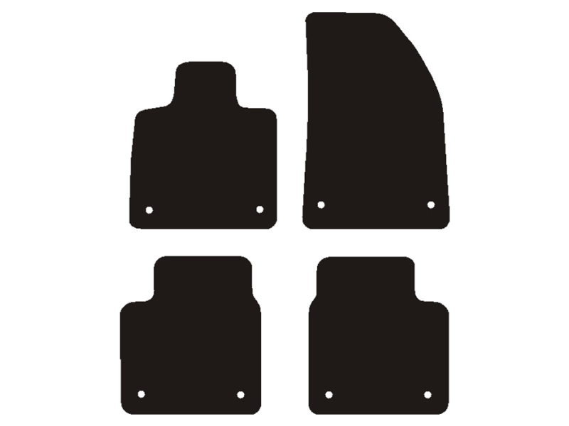 Bilmåtter Polestar 4 (P417) 2024- Velour