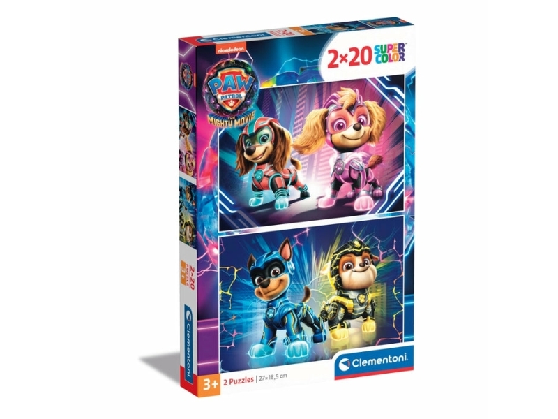 Puslespil Paw Patrol The Mighty Movie, 2X20 Brikker