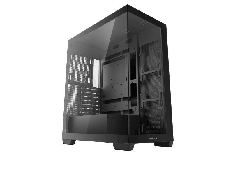 Deepcool Cg580, Midi Tower, Pc, Schwarz, Atx, Itx, Micro Atx, Acrylnitril-Butadien-Styrol (Abs), Sgcc, Gehärtetes Glas, Gaming