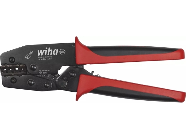Wiha krympetang, 0,5-6,0 mm², til uisolerede kabelsko