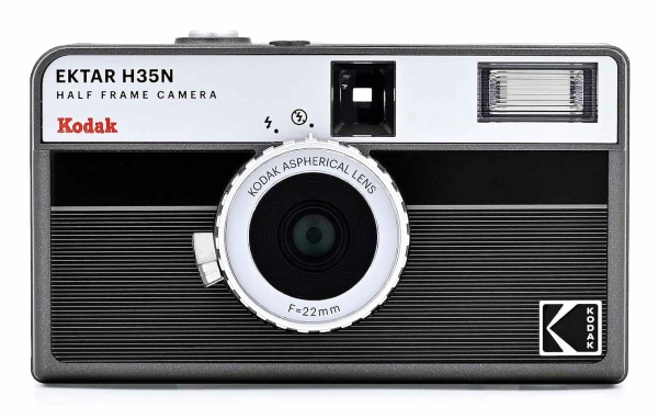 Kodak Ektar H35n, Kompakt-Filmkamera, 35 Mm, 22 Mm, Mechanisch, 1/100 S, Schwarz, Silber