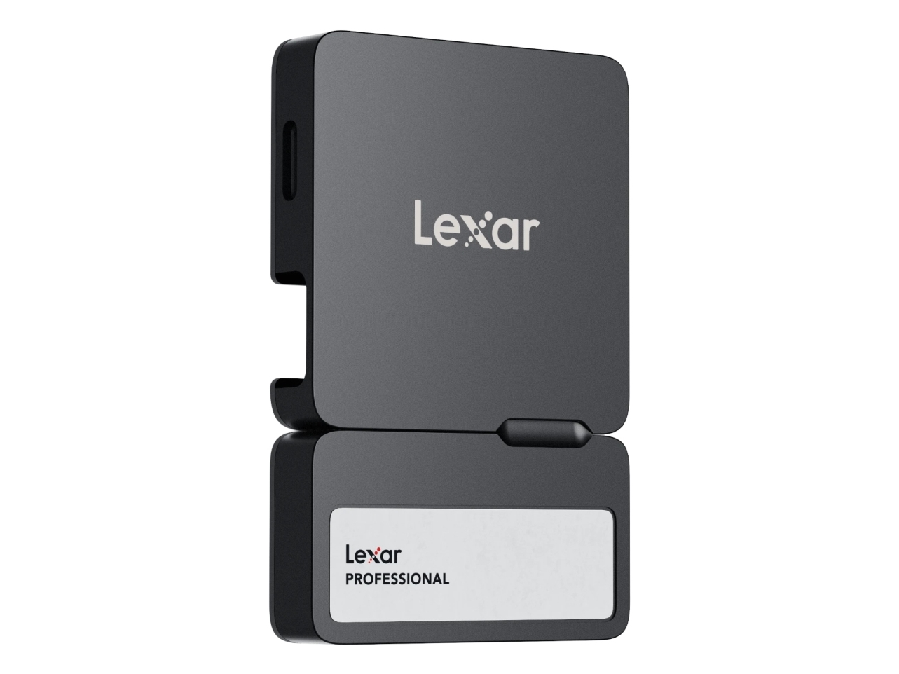 Lexar Professional Go Portable SSD with Hub, 2 TB, USB Type-C, 3.2 Gen 2 (3.1 Gen 2), 1050 MB/s, Sort