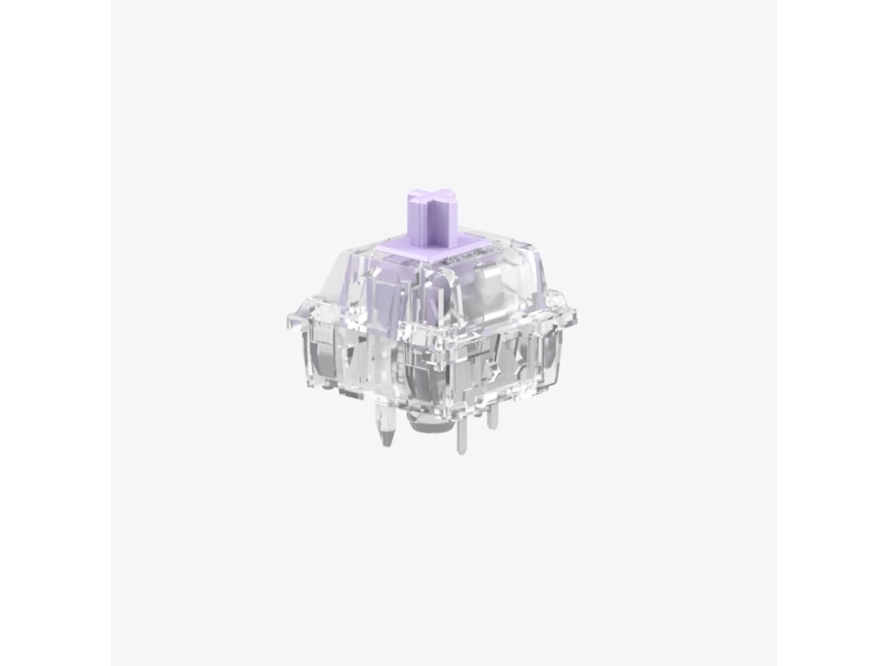 Glorious Gaming Mako Mx Switches, Tastaturafbrydere, Polykarbonat (Pc), Lilla, Gennemsigtig
