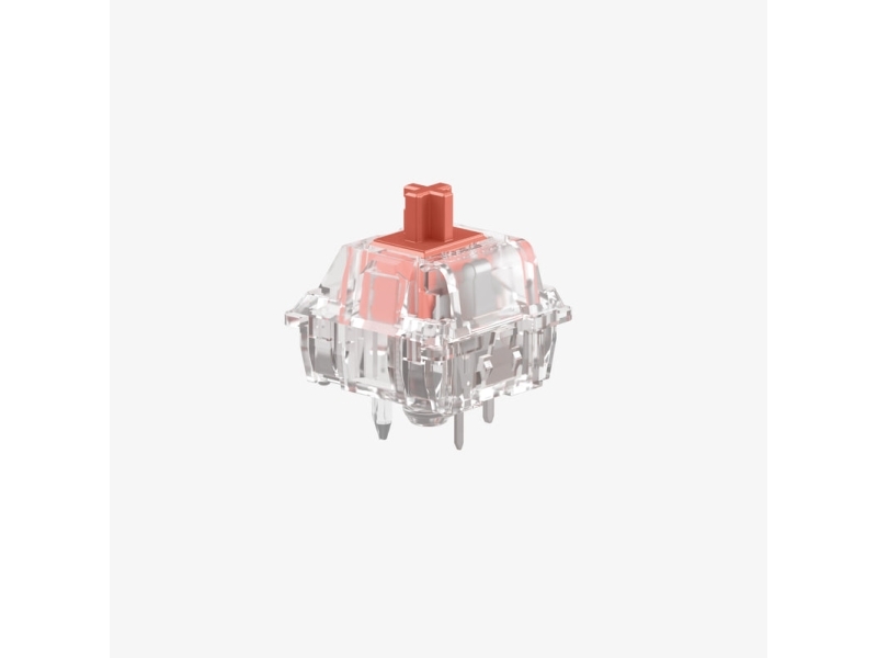 Glorious Gaming Glo-Kb-Acc-Swt-Fox-Ul-Lubed-110, Tastatur-Schalter, Durchscheinend, Rot