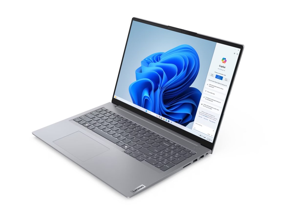 Lenovo ThinkBook 16 G7 ARP 21MW - 180° hængselsdesign - AMD Ryzen 7 - 7735HS / op til 4.75 GHz - Win 11 Pro - Radeon 680M - 32 GB RAM - 512 GB SSD NVMe - 16 IPS 1920 x 1200 - Gigabit Ethernet - Wi-Fi 6E, Bluetooth - polar-grå - kbd: nordisk (dansk/finsk/norsk/svensk) - med 2 års Lenovo Depot Support, CO2 Offset 0,5 ton (2nd Gen)