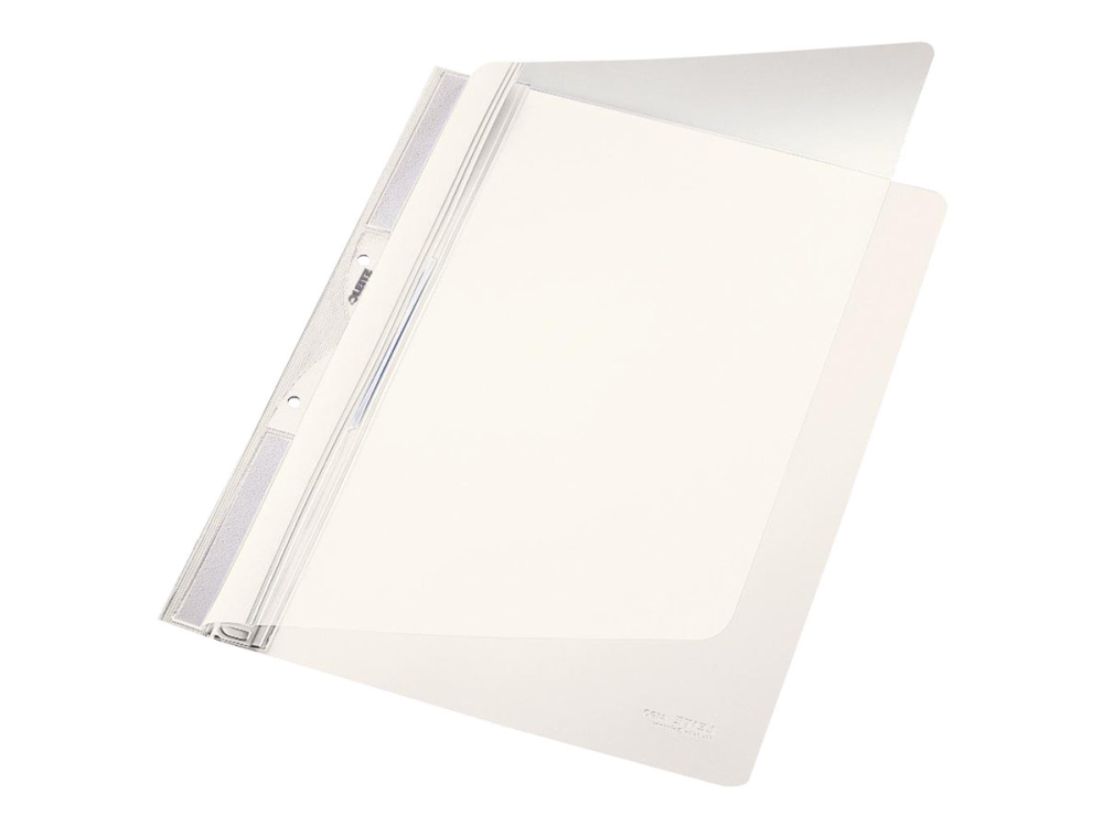 Leitz - Rapportfil - for A4 (210 x 297 mm) - kapacitet: 250 ark - hvid