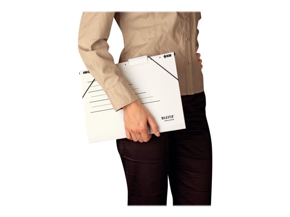 Leitz ALPHA Active - Hængende ringbind - for A4 (210 x 297 mm) - hvid