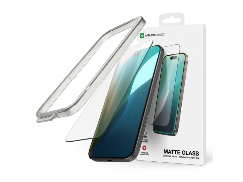 Amazingthing Gehärtetes Glas Amazingthing Titan Matte Matt Für Iphone 16 Pro