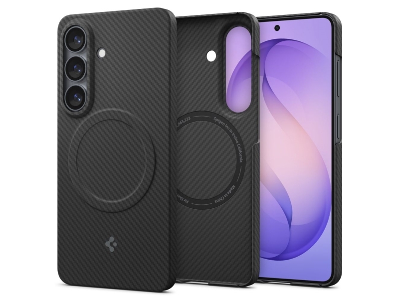Hard Case Spigen Air Skin Mit Magsafe Für Samsung Galaxy S26 S942, Schwarz Acs11059