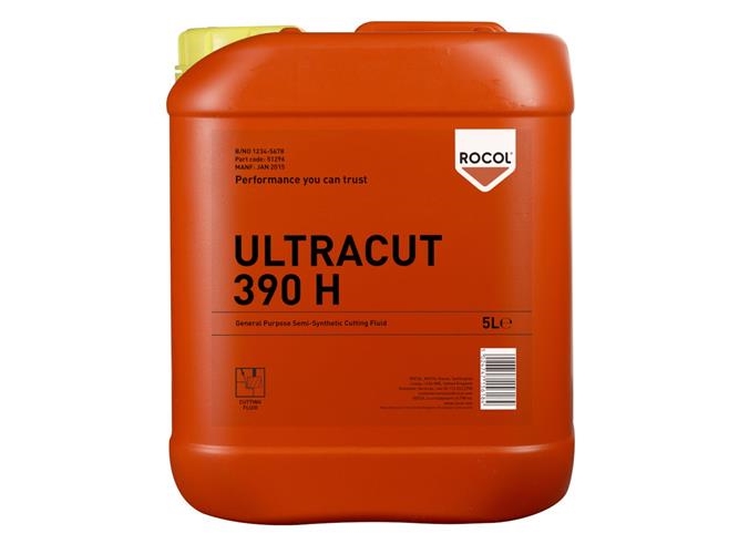 Køle-/smøremiddel 390h 5lt - Rocol Ultracut 390H Universal Semisyntetis 5 ltr MSDS/310801