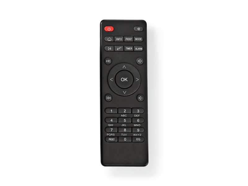 Nedis Rdinrc300bk, Mp3/Mp4-Player, Ir Wireless, Drucktasten, Schwarz