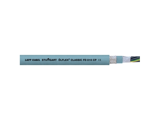 LAPP 26471/50 Slæbekædekabel ÖLFLEX® CLASSIC FD 810 CP 4 G 2.5 mm² Grå 50 m