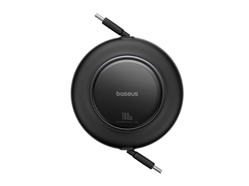 Baseus Usb-Kabel Free2pull Mini 100W, Usb-C Auf Usb-C, 2 M, Schwarz