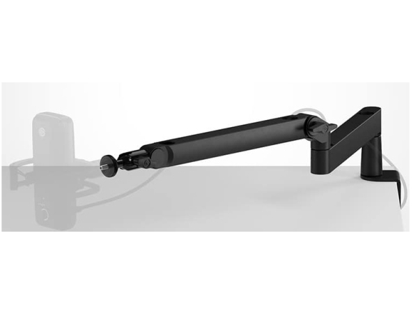 Elgato Wave Mic Arm Lp, Lavprofil Mikrofonstativ, Skrivebordsmonteret Base, Sort, Metal, 1/4", 1 - 360°