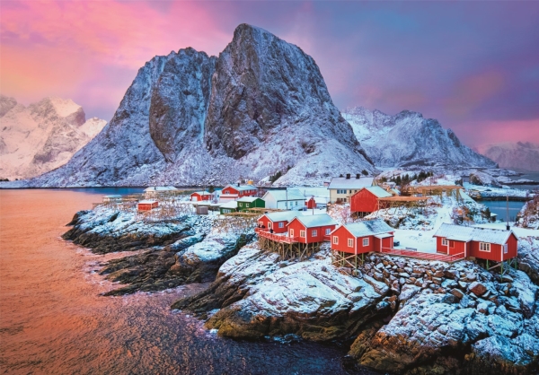 Puzzle Hqc Hamnøy Dorf, 500 Teile