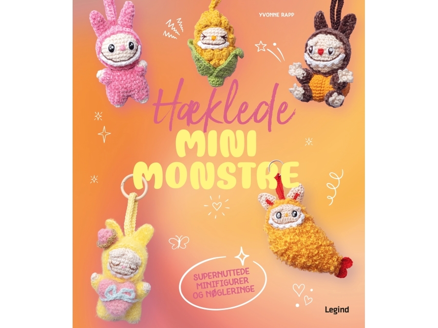 Hæklede Minimonstre | Yvonne Rapp