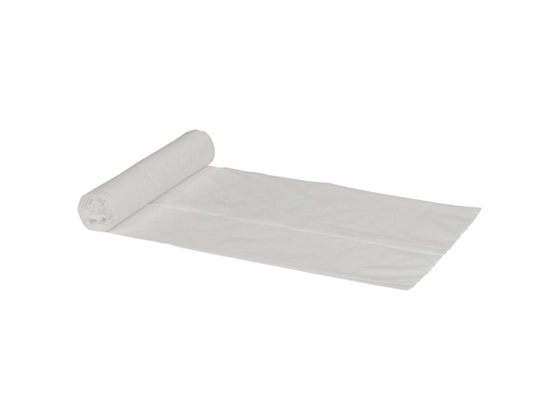 Spandeposer, 15 µm, 370 x 500 mm, LD-PE hvid, 15 l, rulle a 30 stk - (56 stk.)