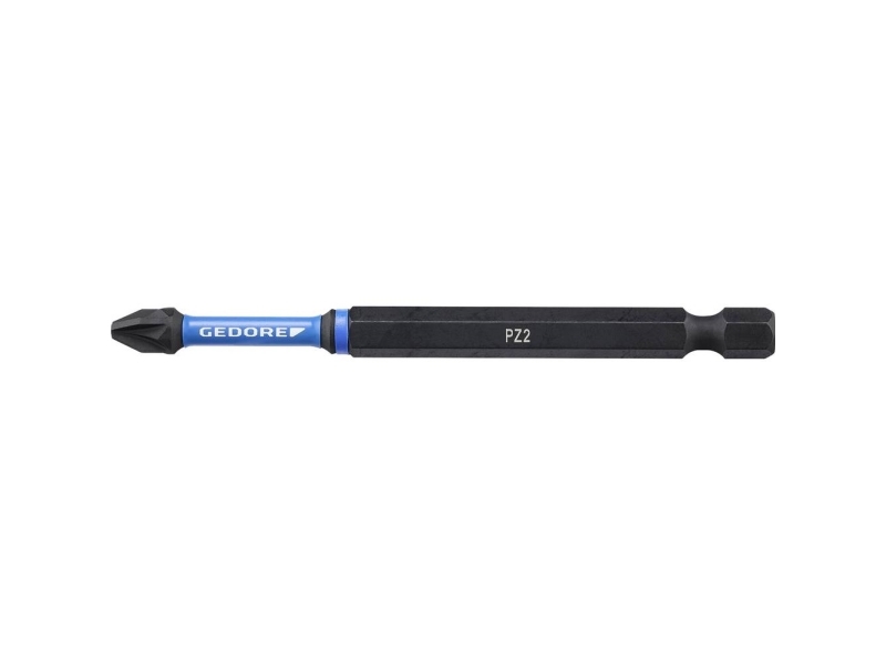 Gedore 666 Tr90 Pz1-02, 2 Stück(E), Pozidriv, Pz 1, Chrom-Vanadium-Stahl, 90 Mm, 1 G