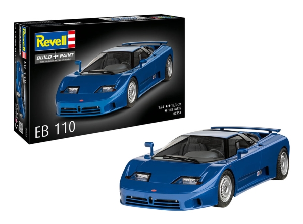 Revell Eb110, Auto-Modellsatz, Montagesatz, 1:24, Eb110, Unisex, 148 Stück(E)