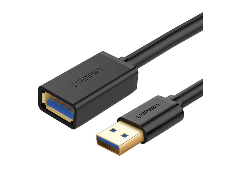 Usb-Kabel Ugreen Usb-A Auf Usb-A 1 M Schwarz (10368B)