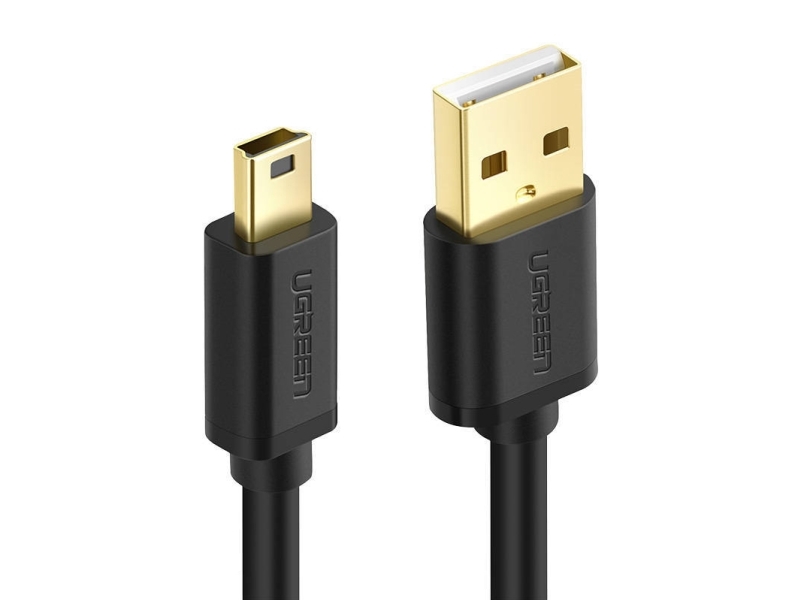 Ugreen 10355B, 1 M, Usb A, Mini-Usb A, Usb 2.0, Sort