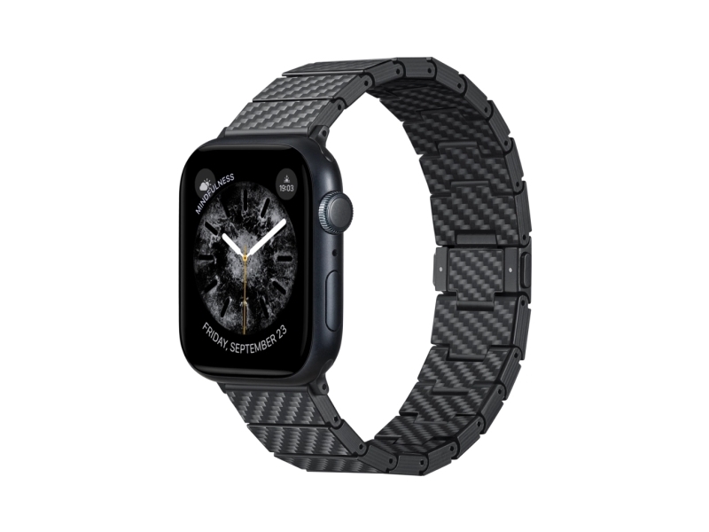 Pitaka Kohlefaserarmband, Schwarz - Aw Ultra 2/1(49Mm) 9/8/7 (45Mm)/6/Se/5/4 (44Mm)/3/2/1 (42Mm)