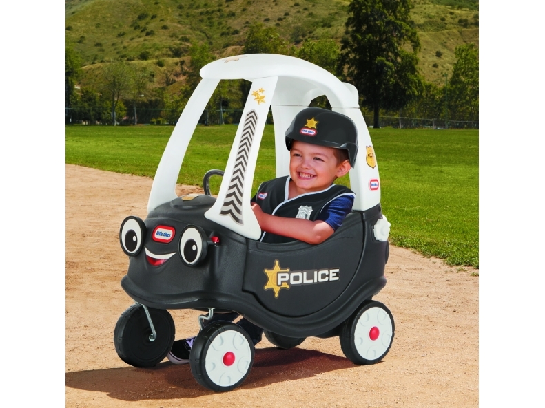 Little Tikes Tikes Patrol Police Car, 1,5 År, 4 hjul, Plast, Sort, Hvid, Batterier påkrævet