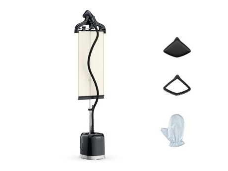 Tefal IT3480E1, Opretstående beklædningsdamper, 1,5 L, 0,75 min., Sort, 42 g/min, 1,8 m