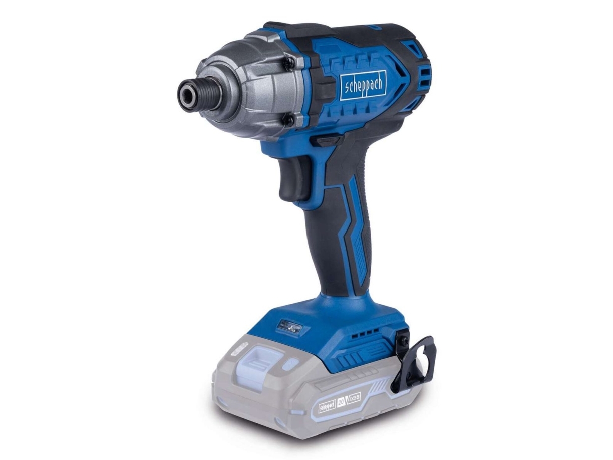 Scheppach C-ID180-X, Mutterdragare, Svart, Bl&aring;, 1/4, 2800 RPM, 180 nm, Batteri - SOLO